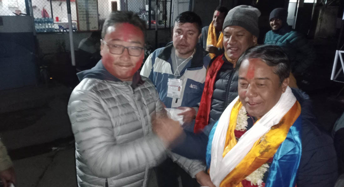 काठमाडौं–३ 'क' मा कांग्रेसका छिरिङ लामा निर्वाचित