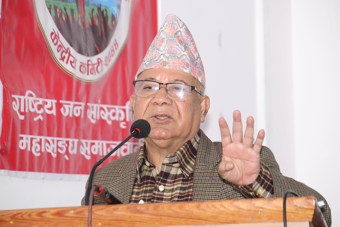 राष्ट्रिय राजनीतिमा हामी पनि छौं है  भनेर सुदूरपश्चिमबाट देखाएका छौं : माधव नेपाल