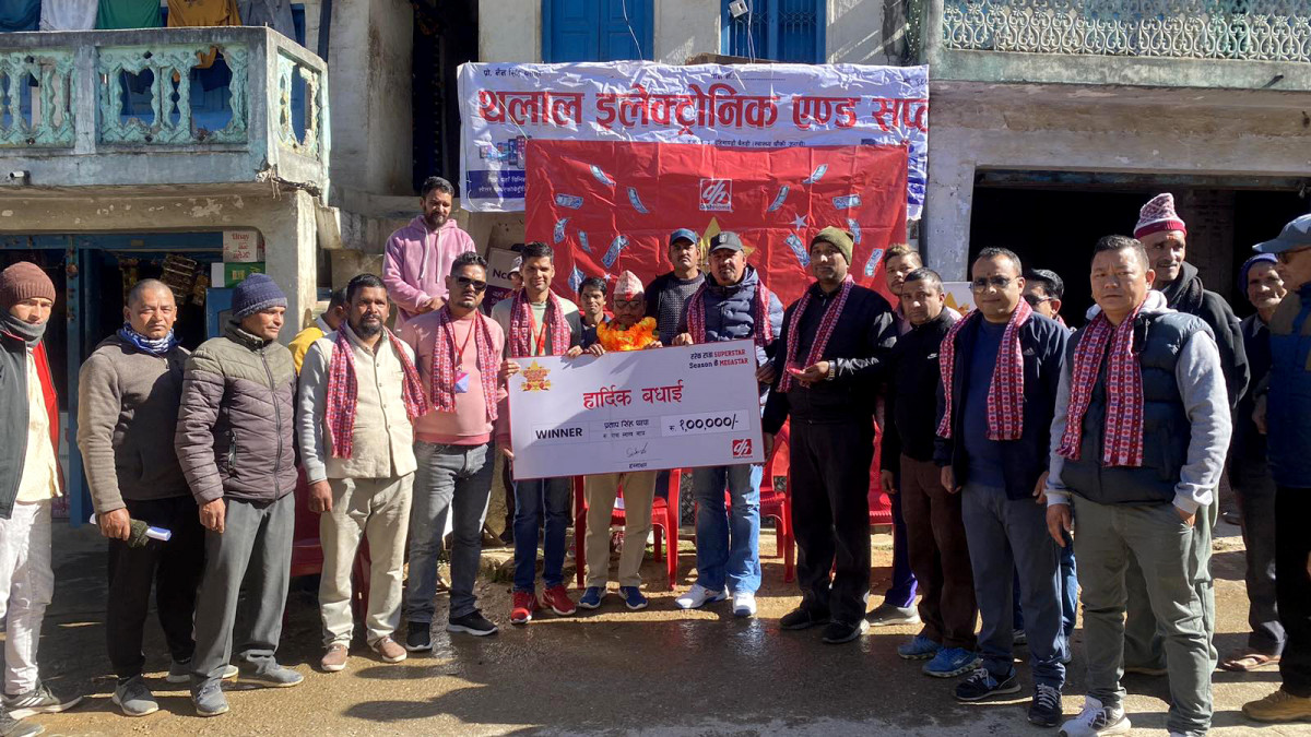 डिशहोम मेगास्टार विजेता बने बैतडीका  प्रतापसिंह थापा, पाए एक लाख