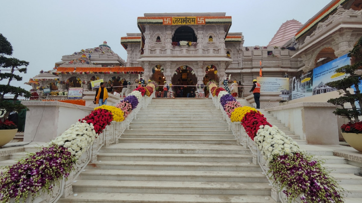 अयोध्यामा आज राम मन्दिरको प्राण प्रतिष्ठा