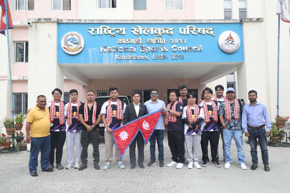 पब्जी मोबाईल ई स्पोट्र्स वल्र्डकप खेल्ने नेपाली टोली बिदाई