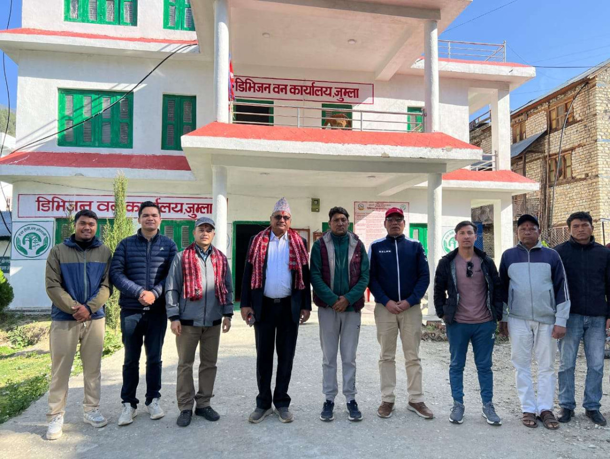 वार्षिक कार्यसम्पादनमा डिभिजन वन जुम्ला कर्णालीकै पहिलो