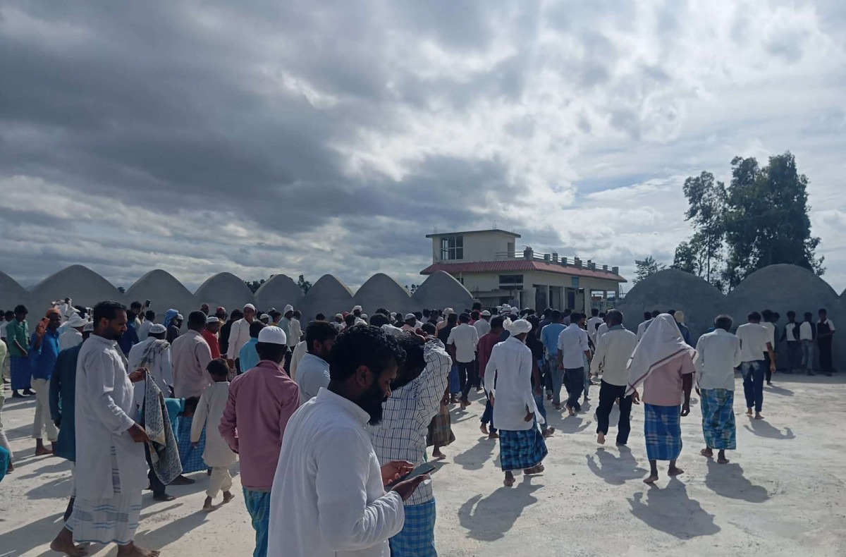 मुस्लिम समुदायले वर्षाका लागि गरे प्रार्थना