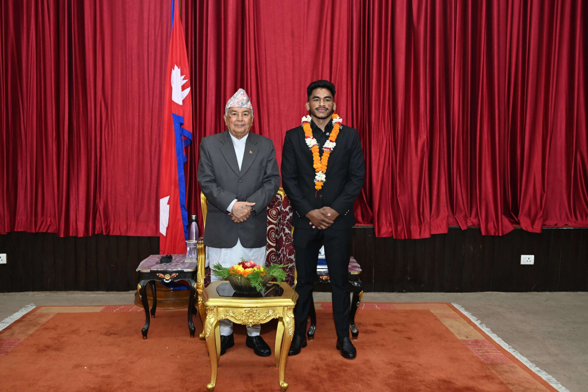 देशलाई विश्वभर चिनाउने खेलाडीको सम्मान गर्न सरकारले ध्यान दिनुपर्छ : राष्ट्रपति