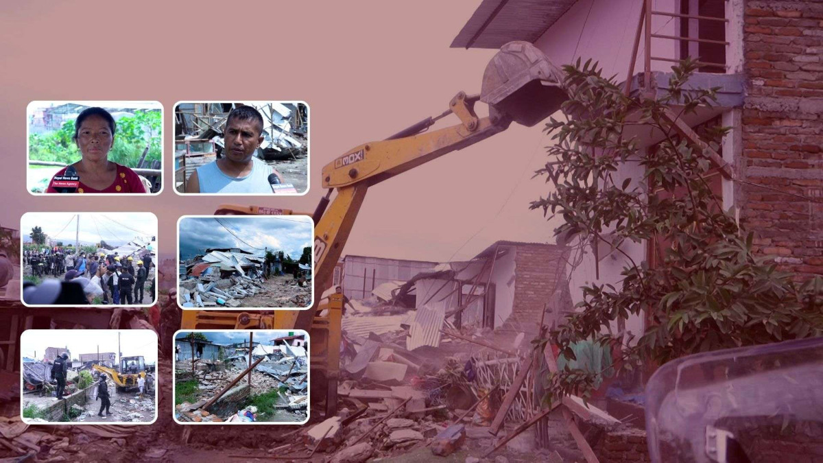 डोजर आतंक पछि मनोहरा सुकुम्बासीको विचल्ली : भोट माग्ने नेताहरु खोज्दैछौं