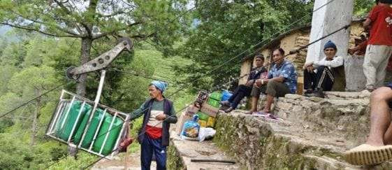 ग्राभिटी रोपवेले मना गाउँका बासिन्दाको जीवनशैलीमा परिवर्तन