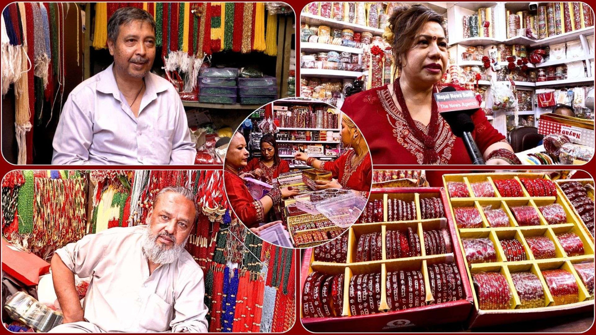 तिजले छोप्यो, चुरा–पोतेको व्यापार चम्कियो