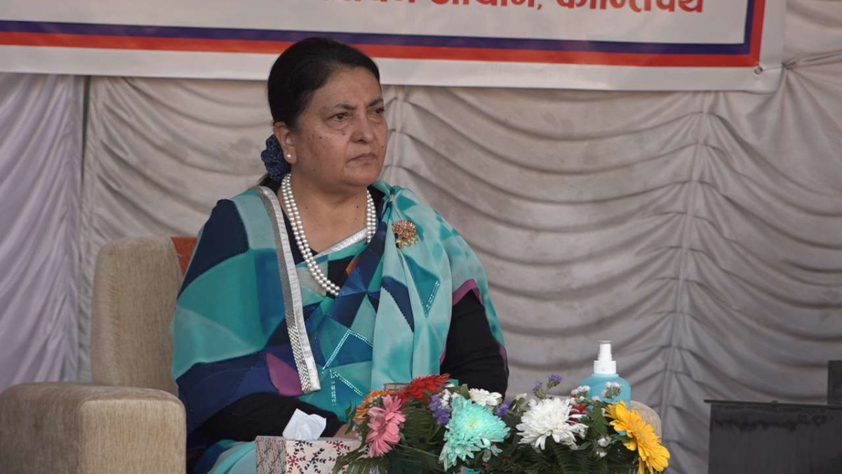 तीज मनाउने क्रममा देखिएका भड्किलोपन र खर्चिलोपन चिन्ताको विषय :पूर्वराष्ट्रपति भण्डारी