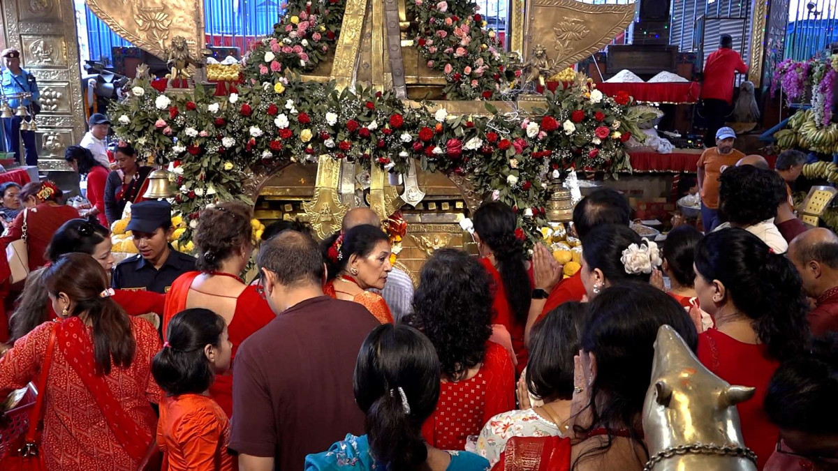 आज गणेश चतुर्थी : कमलादीस्थित गणेश मन्दिरमा भक्तजनहरुको भिड
