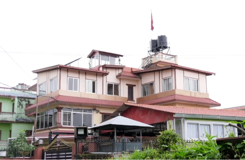 ओली निवासमा आगजनी
