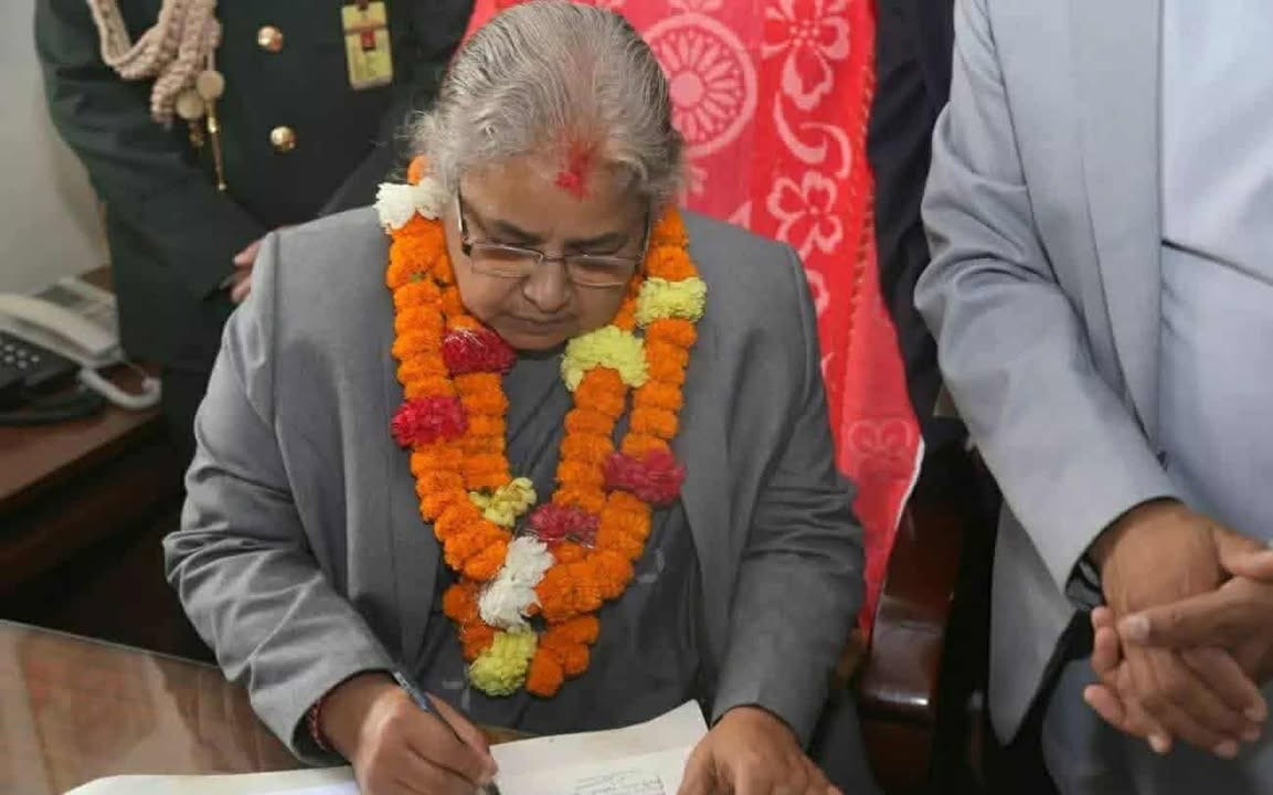 प्रधानमन्त्रीमा सुशीला कार्की नियुक्त