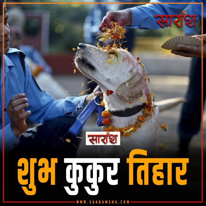 तिहारको तेस्रो दिन : आज लक्ष्मी पूजा र कुकुर तिहार मनाइँदै