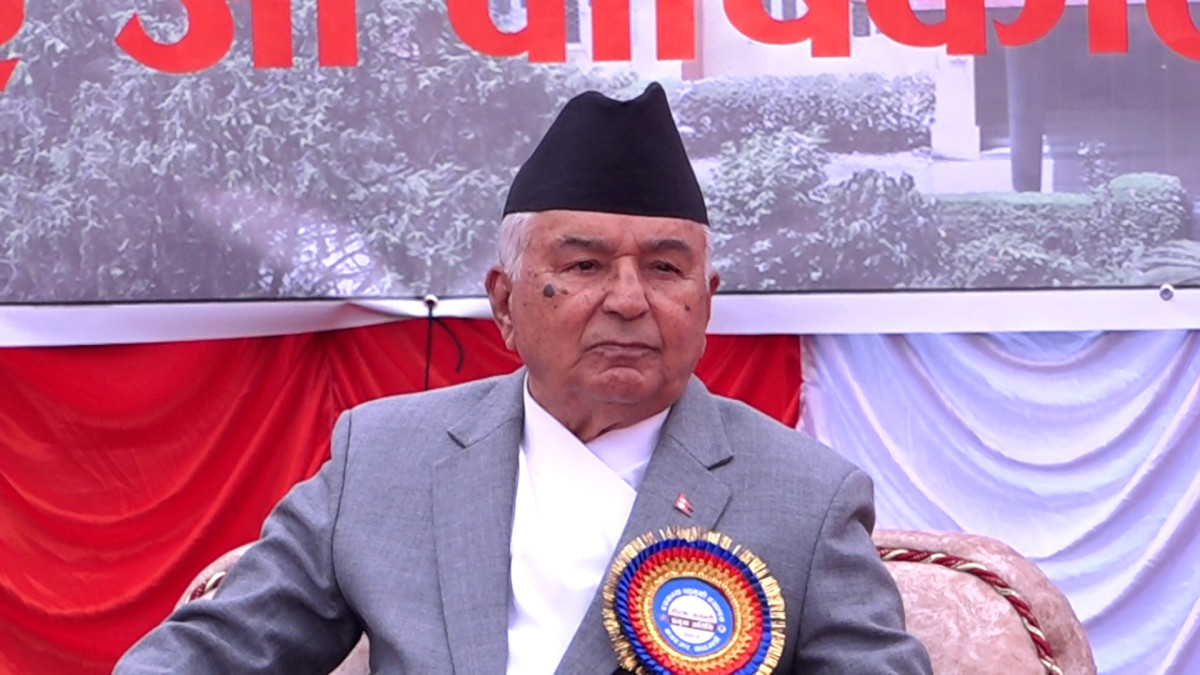 फागुन २१ गतेको निर्वाचन देश, जनता र लोकतन्त्रका लागि अपरिहार्य :राष्ट्रपति