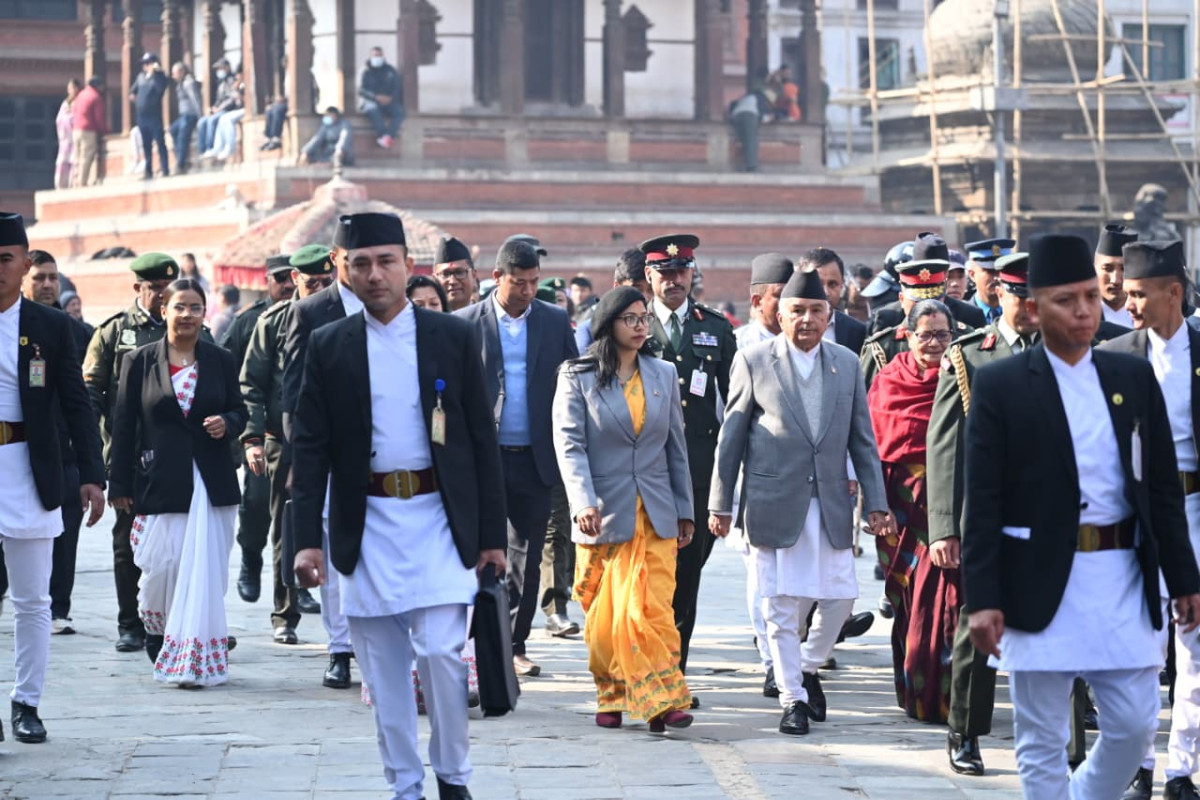 राष्ट्रपतिद्वारा श्रीपञ्चमीको अवसरमा वसन्त श्रवण