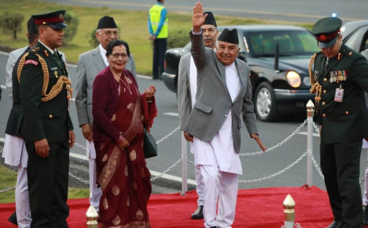 कूटनीतिक सम्बन्धको ७० वर्षगाँठमा राष्ट्रपति पौडेल जापान जाँदै