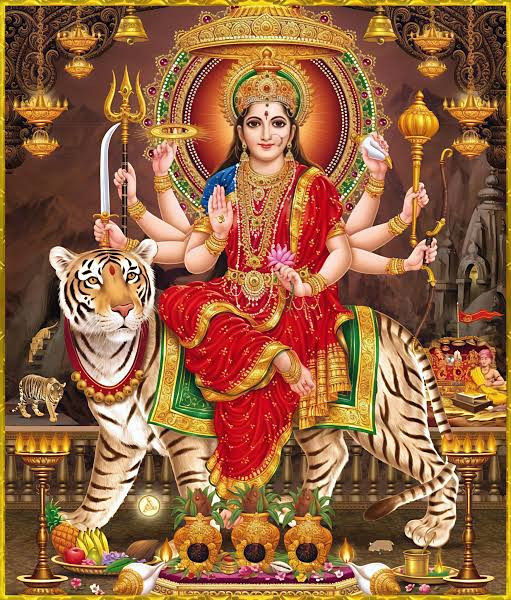 नवरात्रको तेस्रो दिन : आज चन्द्रघण्टा देवीको पूजा आराधना गरिँदै