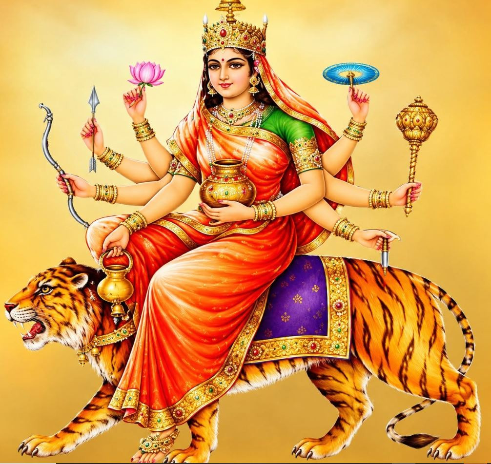 नवरात्रको चौथो दिन - आज कुष्माण्डा देवीको पूजा आराधना गरिँदै